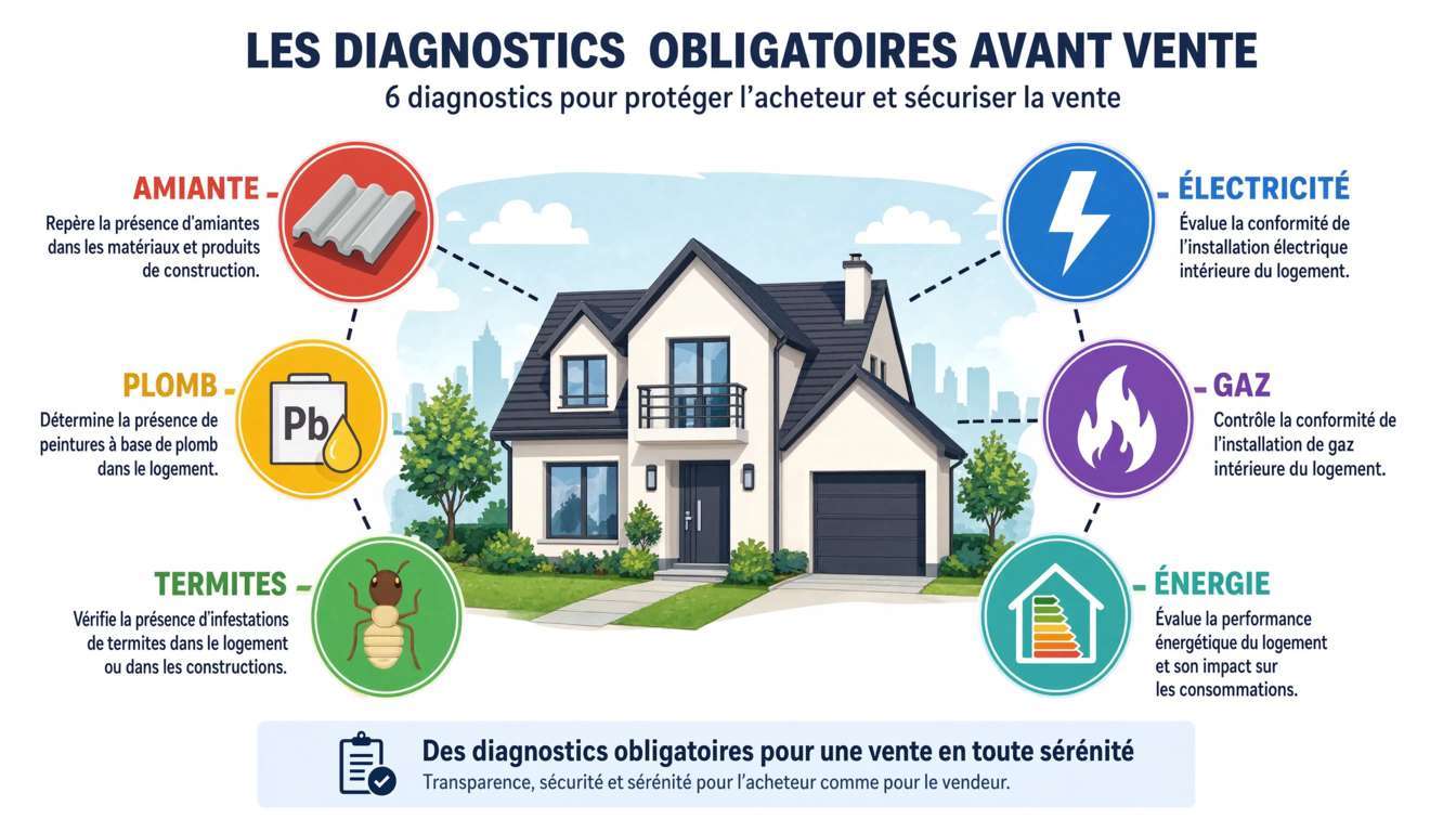 Diagnostics obligatoires pour vendre un bien immobilier : le guide complet avant la vente