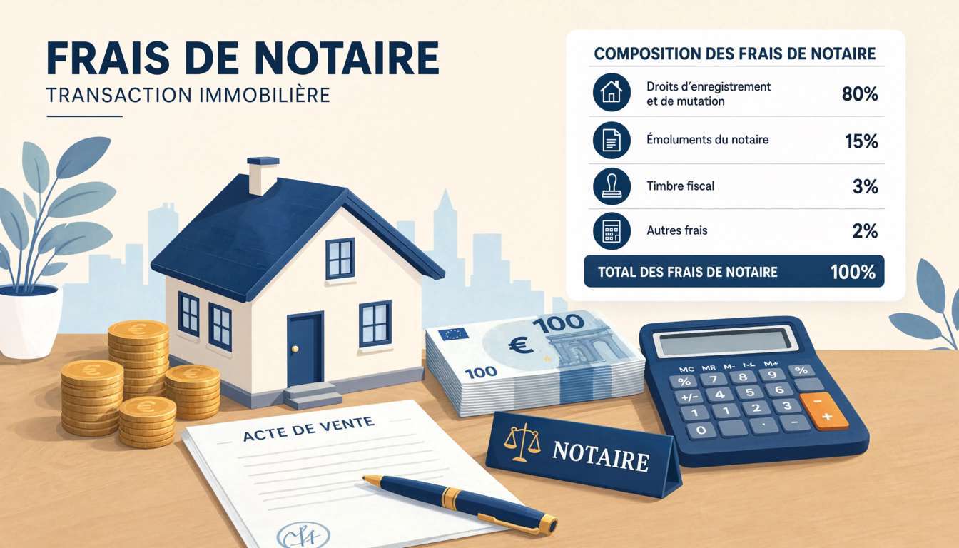 Frais de notaire lors d'une vente immobilière : qui paie quoi ?