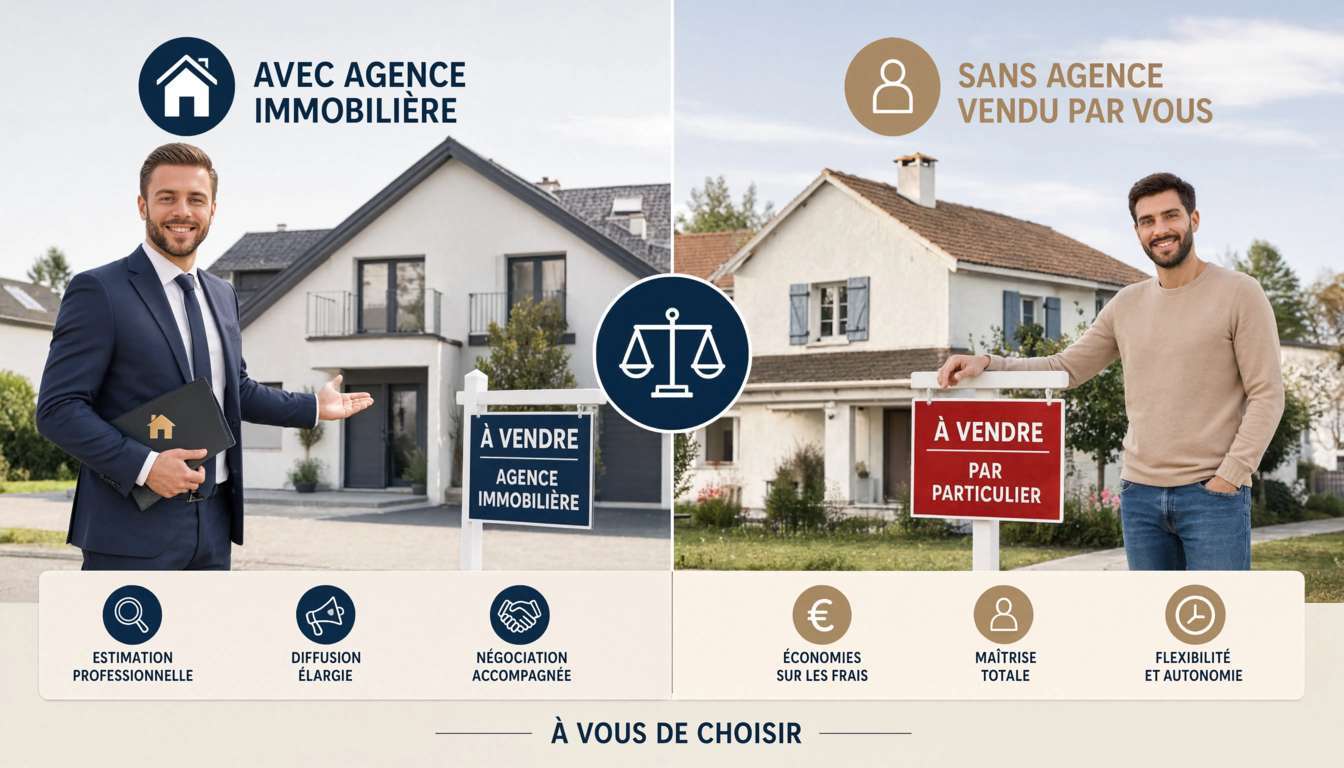 Vendre avec ou sans agence immobilière : que choisir ?