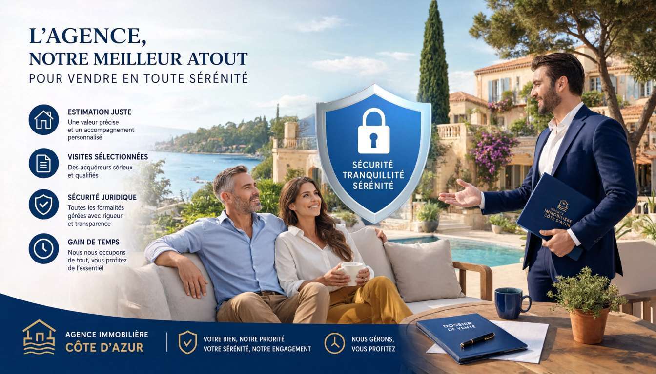 Quelles sont les 5 raisons de passer par une agence plutôt que de vendre entre particuliers sur la Côte d’Azur