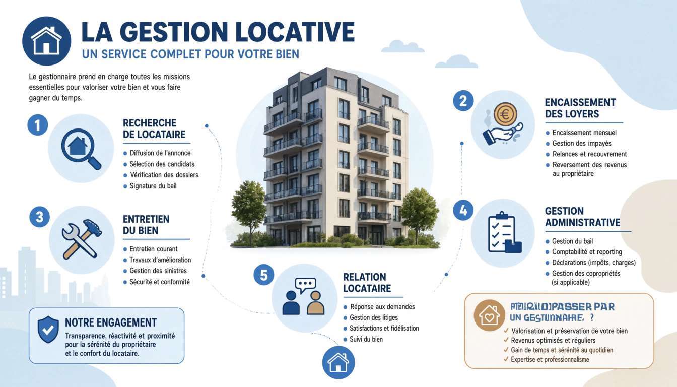 Gestion locative : définition, fonctionnement et rôle du gestionnaire